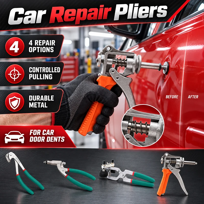 Car Dent Repair Pliers Maintenance Tools Clamping Automotive Accessories Eagle-Nose Pliers Car Repair Flat Hole Pliers