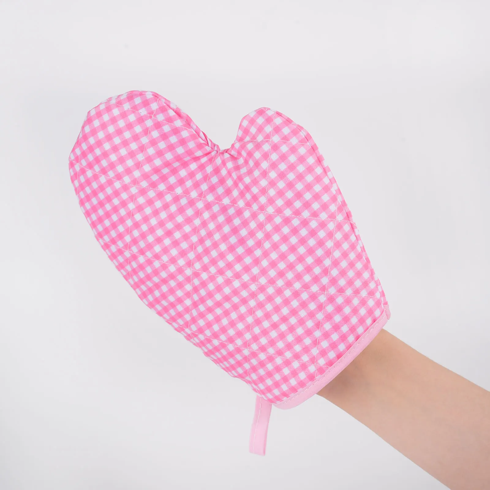 Play The Role Of A Family Dress Up In The Kitchen  Cook Set  Baked Checkered Apron  Toy
