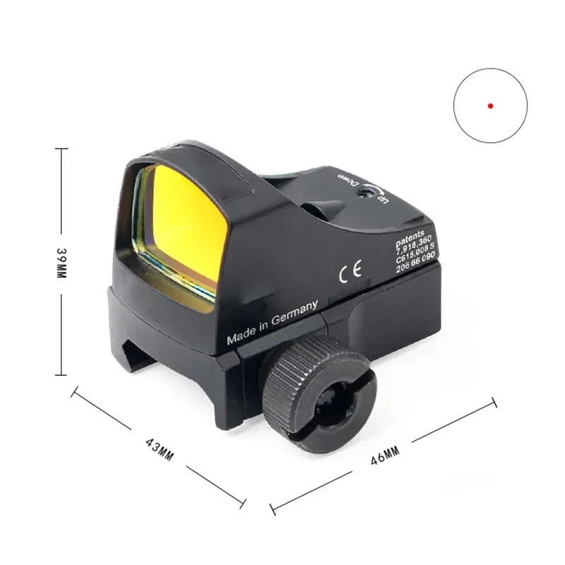 Tatical 20mm ADE RD3-002 Red Dot Holographic Sight with Weaver-Picatinny Mount for Pistol/Rifle/Shotgun Scope Hunting Sights