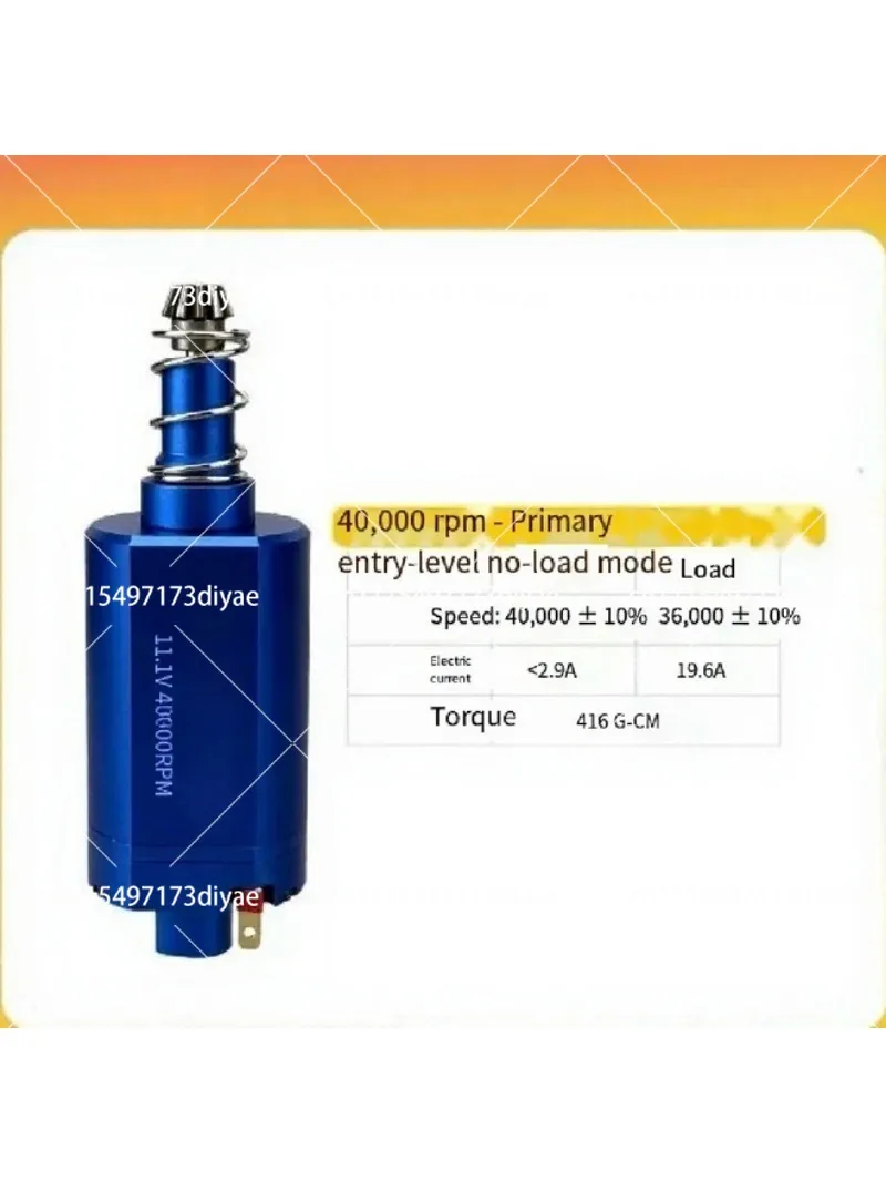 Brushless Motor High Torque 40000RPM Long Axis Pancake Motor Fast Response Low Heat