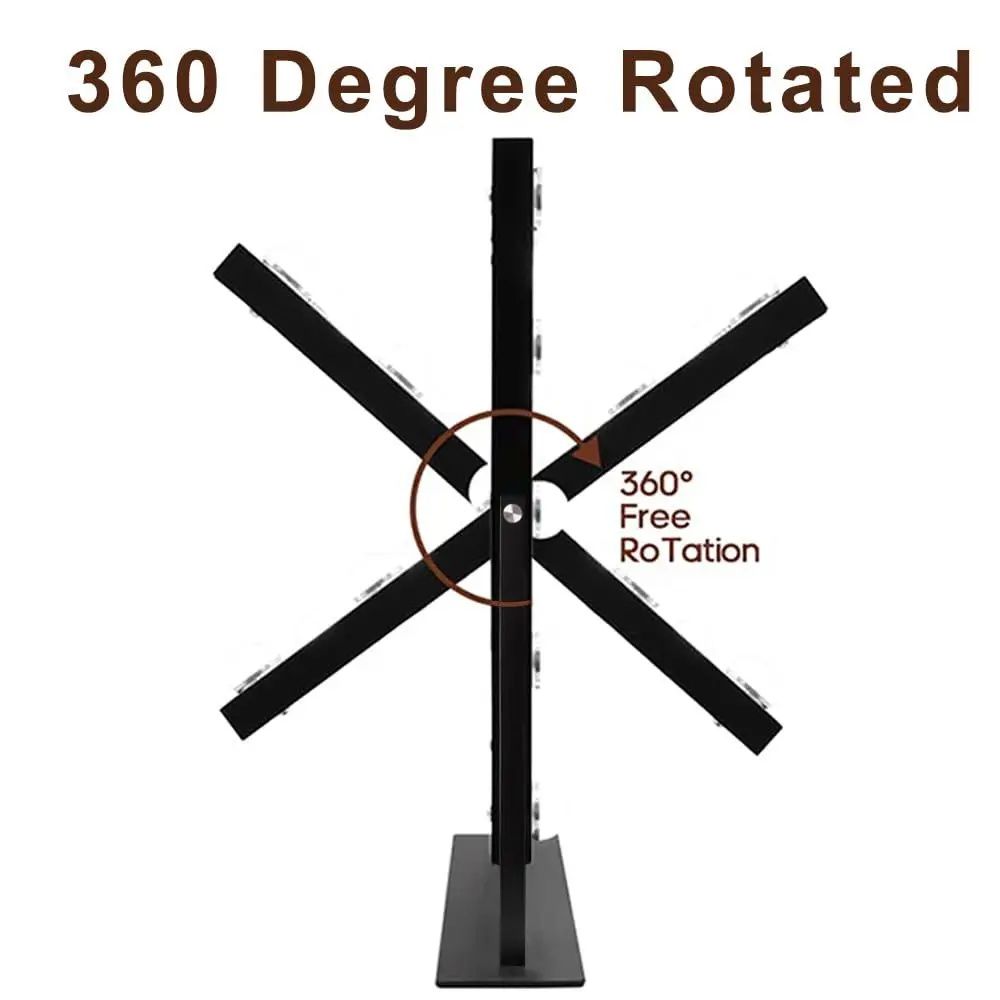 Miroir de courtoisie éclairé avec 12 lumières LED, commande tactile et grossissement 10X