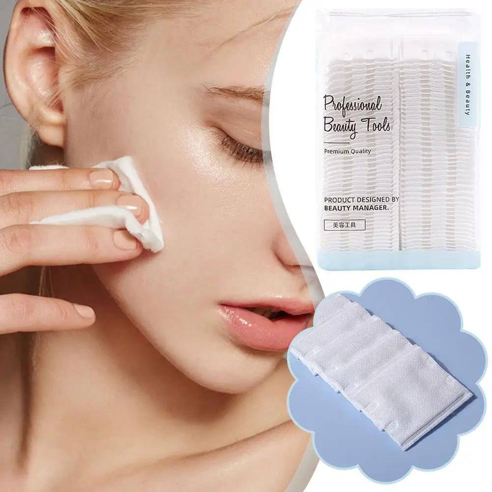 Disposable Double-sided Makeup And Makeup Removal Cotton Pads For Cleaning And Wet Application Of Facial Bags