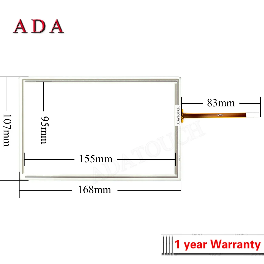 Touch Screen Panel Glass Digitizer for 6AV2125-2GB03-0AX0 6AV2125-2GB23-0AX0  KTP700F Mobile Touchscreen Panel