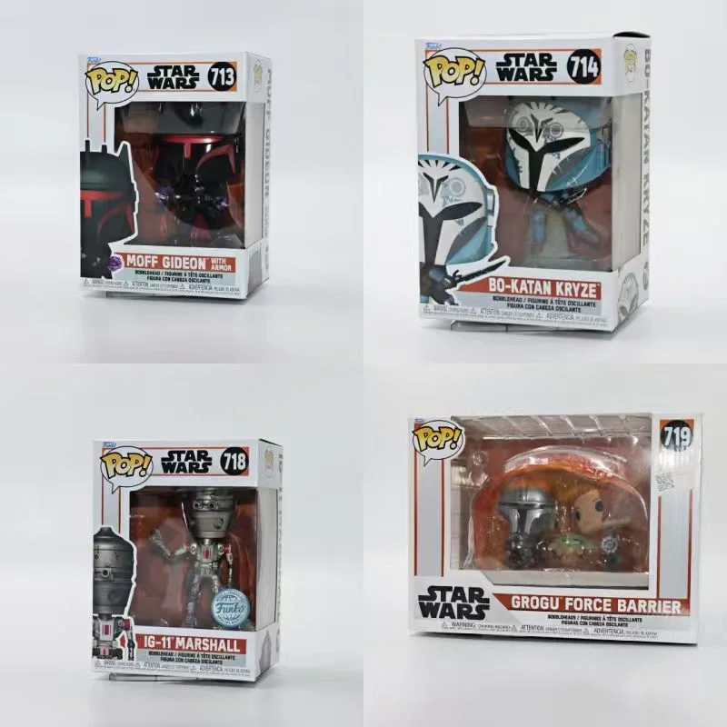 original-funko-pop-star-wars-moff-gideon-avec-armure-bo-katan-kryze-ig-11-marshall-grogu-force-barriere-figurine-modele-jouets