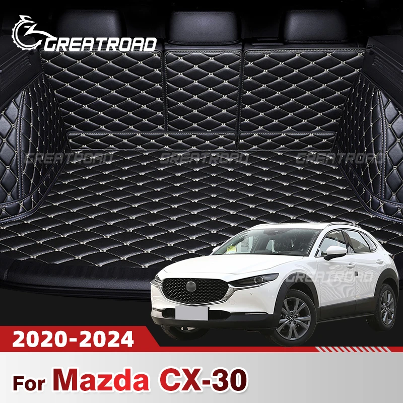 

For Mazda CX-30 2024 2023 2022 2021 2020 Auto Full Coverage Trunk Mat Car Protective Pad Cargo Liner Interior Accessories