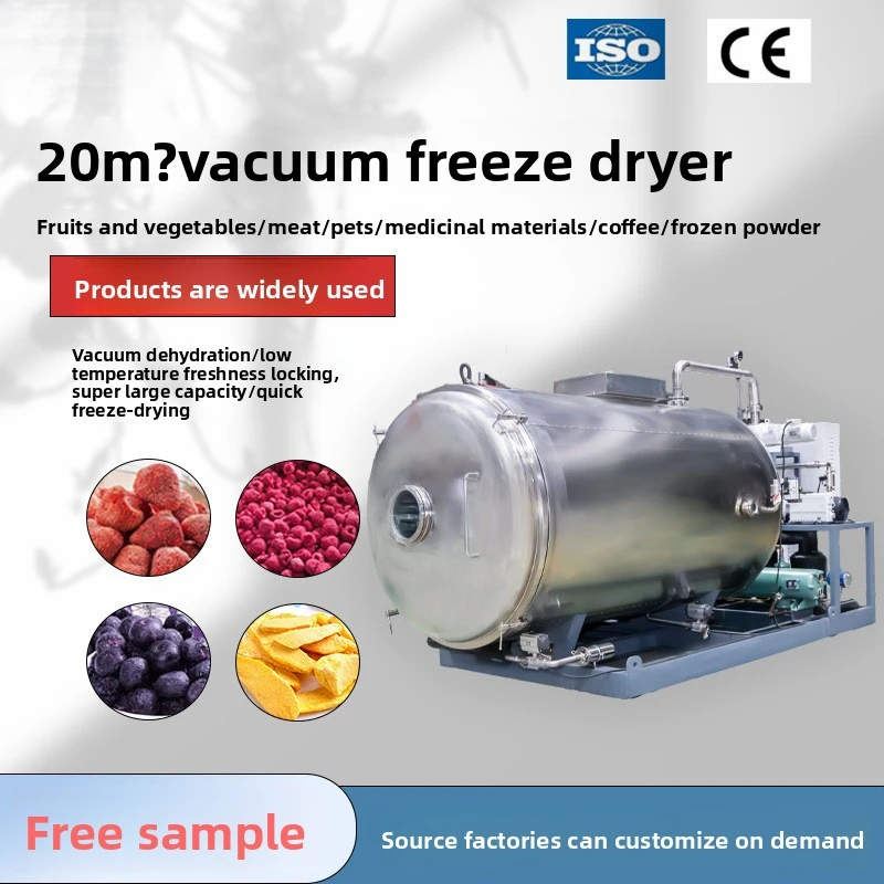 

Medium-Sized Industrial Freeze Vacuum Machine For Fruits, Food, Low-Temperature Commercial Use, Traditional Chinese Medicine