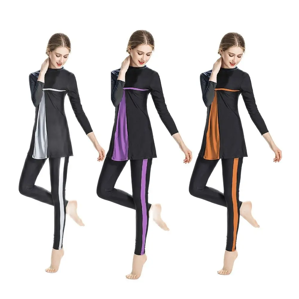 

Loose Muslim Maternity Swimwear Three-Piece Bourkini Women Pregnant Burkini Islamic Swimwear for Surfing and Hot Springs