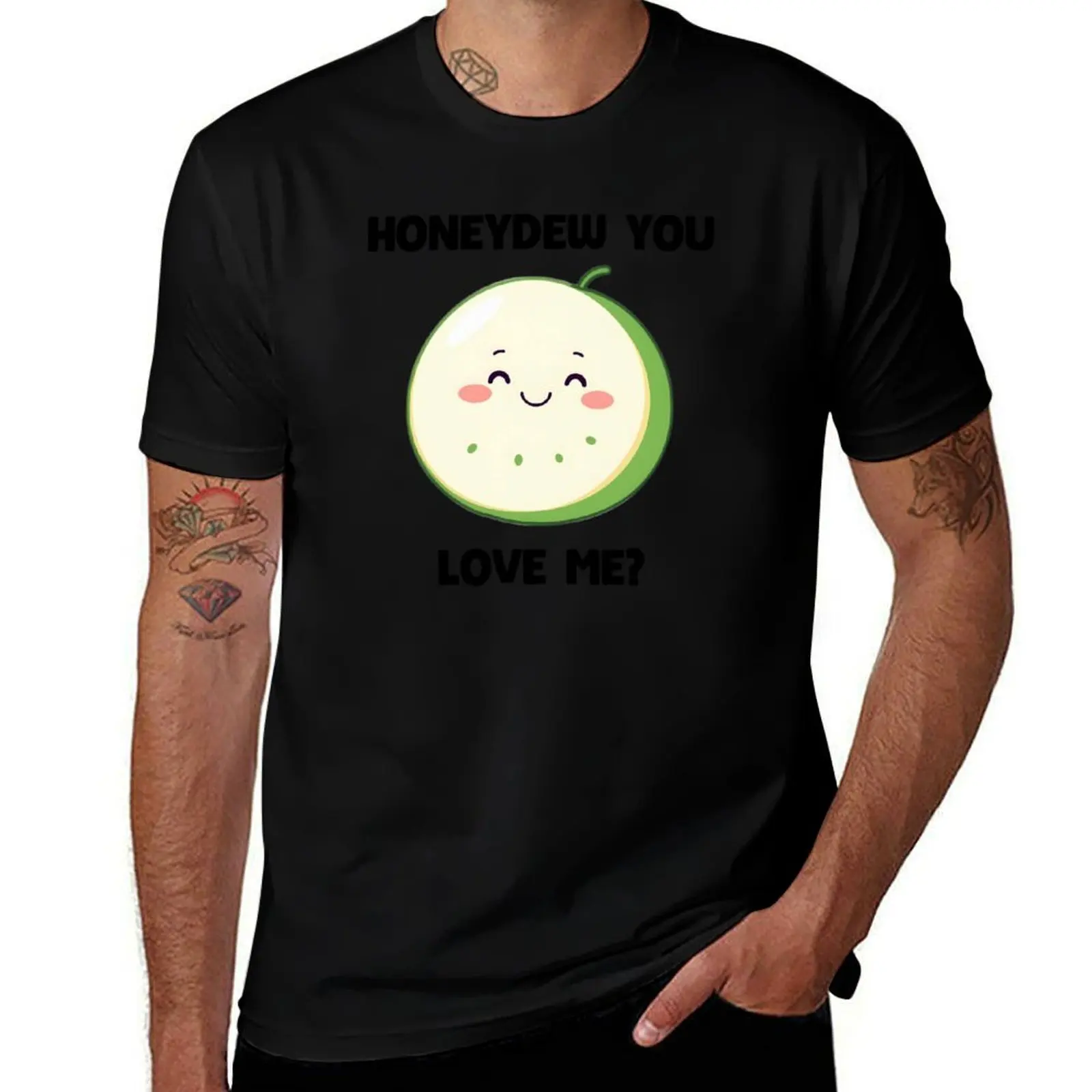 

Happy Honeydew T-Shirt new gifts and t-shirts kawaii clothes blacks oversized t shirt mens white t shirts