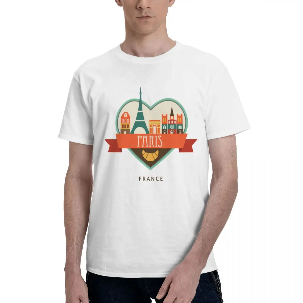 100% Cotton FRANCE PARIS Travel City Souvenir Premium t shirts Men Women Unisex Casual tshirts Clothing T-Shirts For Gift