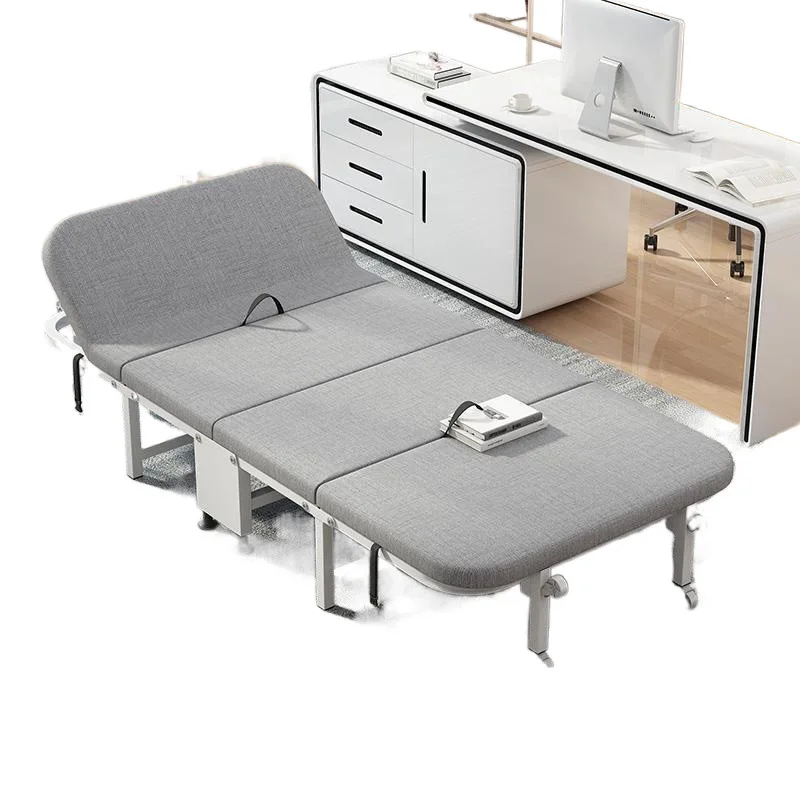 

Folding lunch break single home portable office nap simple bed