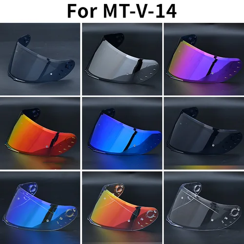 Para MT-V-14 casco de motocicleta escudo Visor lente accesorios para casco Revenge 2 Rapide Pro Blade 2 SV Targo Visera