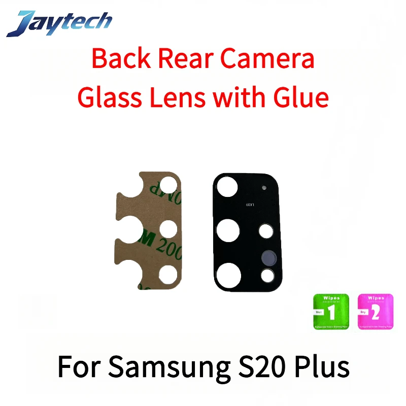 เลนส์กล้องหลัง 1 ชิ้น พร้อมกาว สำหรับ Samsung S20 S21 S22 S23 S24 S25 FE Plus Ultra 4G