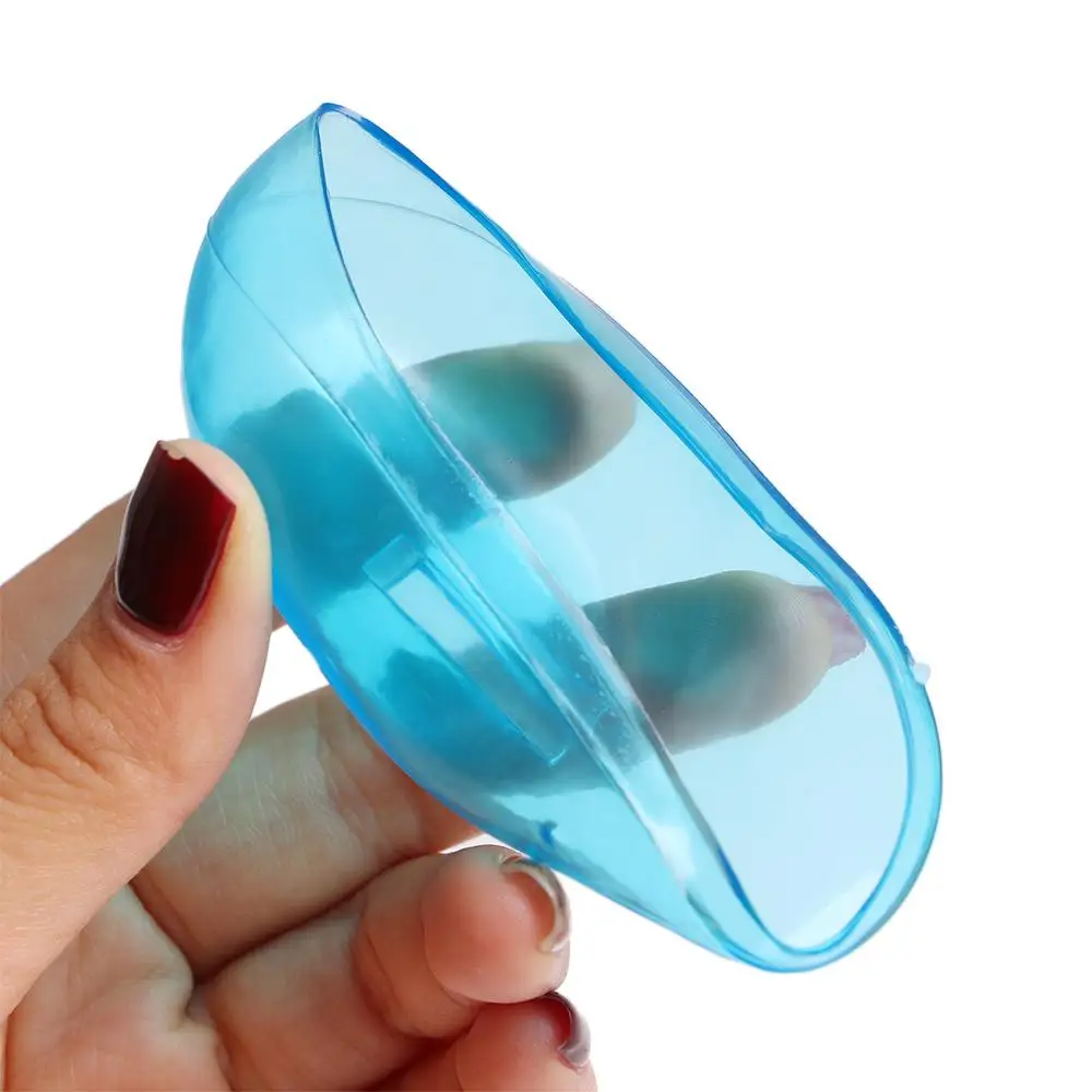 Hot Fashion Blue Color Clear Silicone Barber Protect Ear Cover Noise Protector Salon Accessories Hair Dye Shield