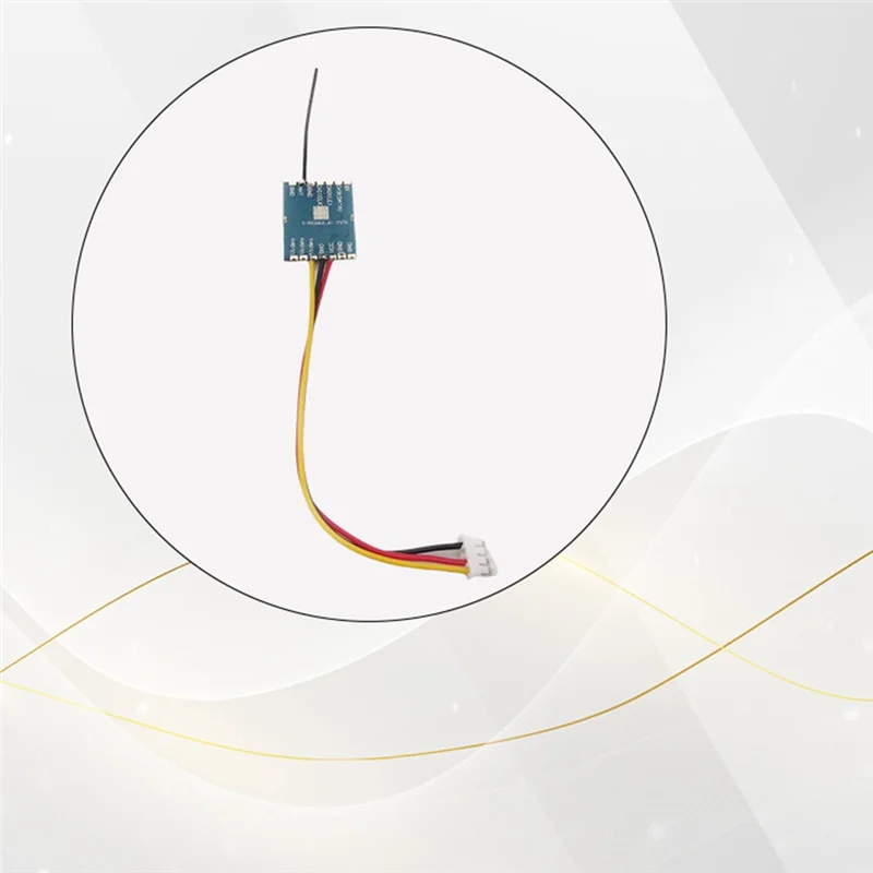 FFYY-2.4G 2570Mhz VRX Módulo Receptor Receptor de Áudio e Vídeo Sem Fio Para Câmera CCTV Receptor de Vídeo Drone DIY