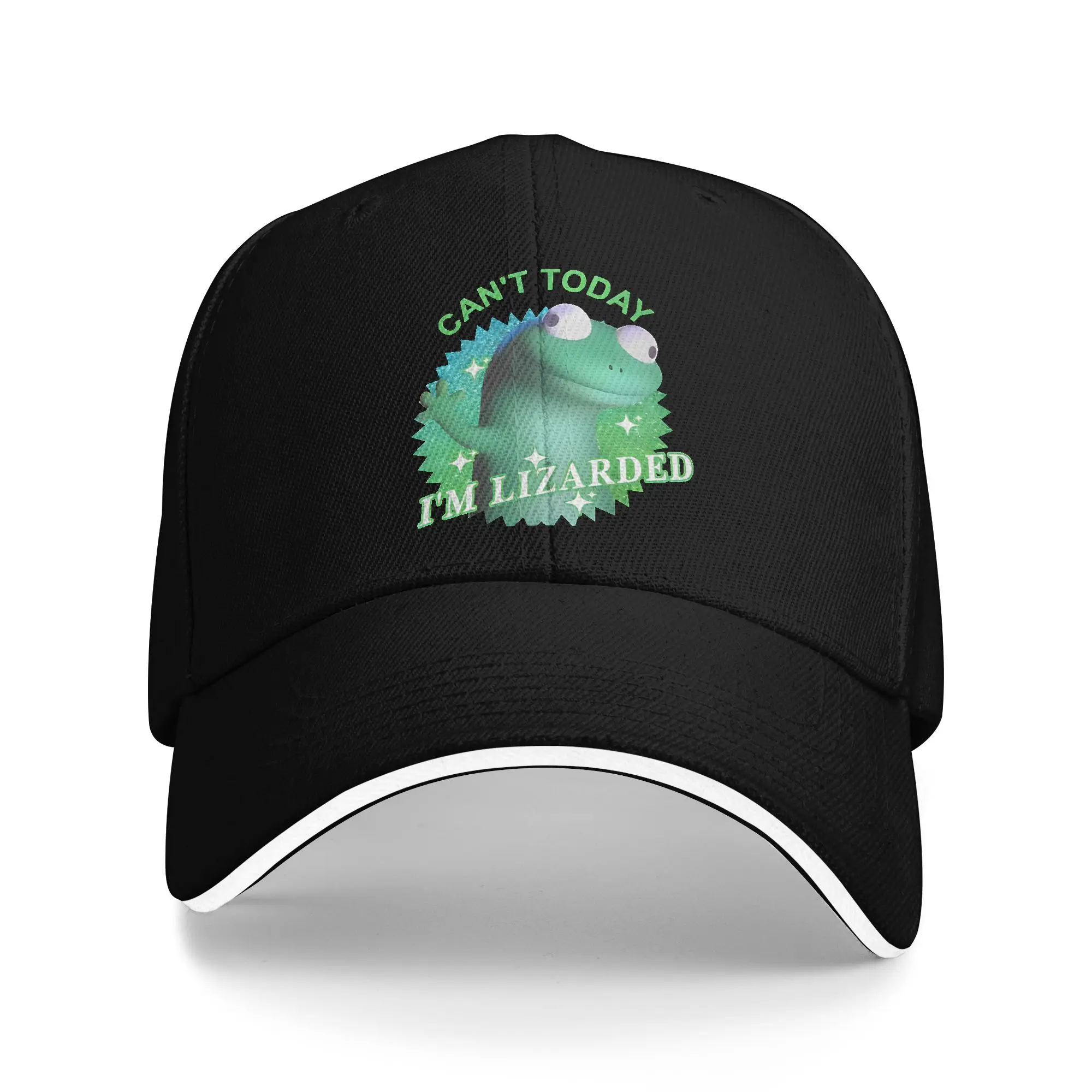 Lizard Meme Baseball Caps Hip Hop Sandwich Cap for Men Women Adjustable Sun Hat Sport