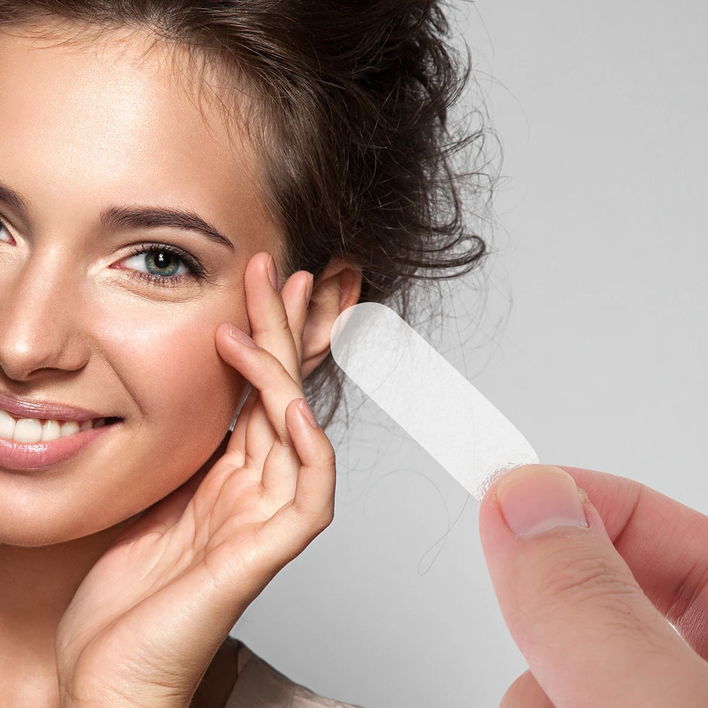 120 adesivi per la correzione, supporto verticale, toppe per nastro correttore, adesivi per orecchini, forniture per donne, orecchio prominente