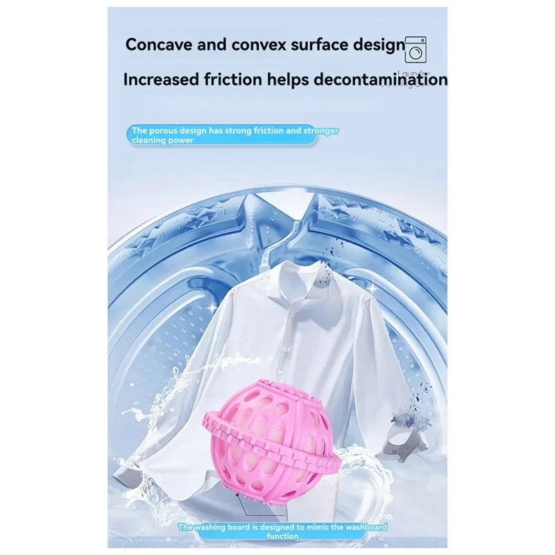 THIVN-Laundry Ball Washing Machine Magic Lindle Filter Bag Anti-Entanglement Cleaning And Decontamination Washing Ball