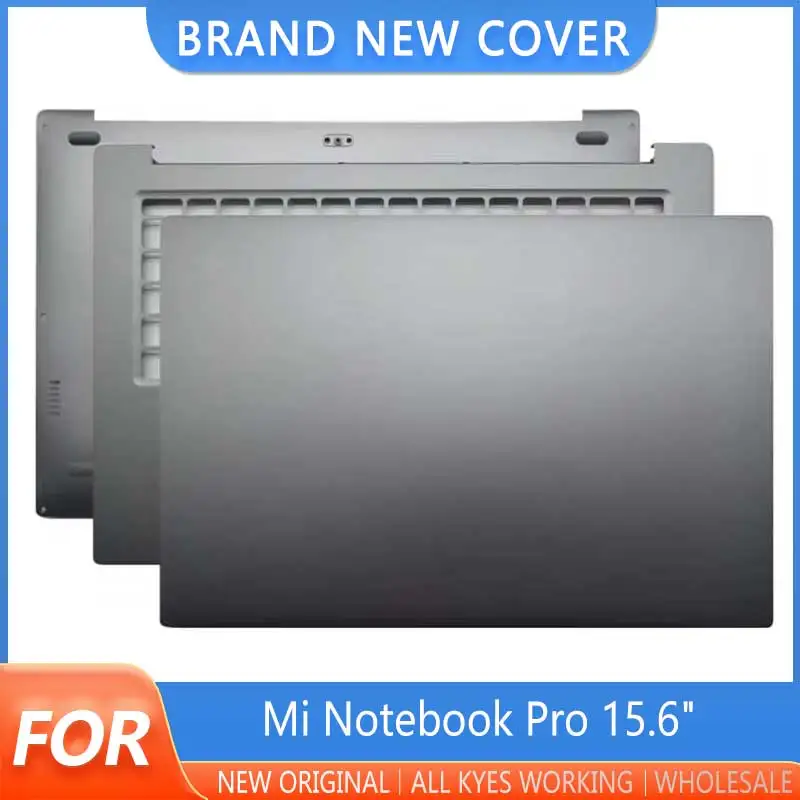 New For Mi Notebook Pro 15.6" Laptop LCD Back Cover Front Bezel Upper Palmrest Bottom Base Case Keyboard Hinges