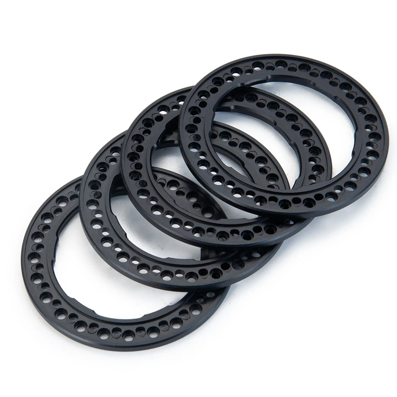 4Pcs Metal Alloy 1.9 Inch Wheel Rim Beadlock Rings For Axial SCX10 D90 Traxxas TRX-4 1/10 RC Crawler Car Parts