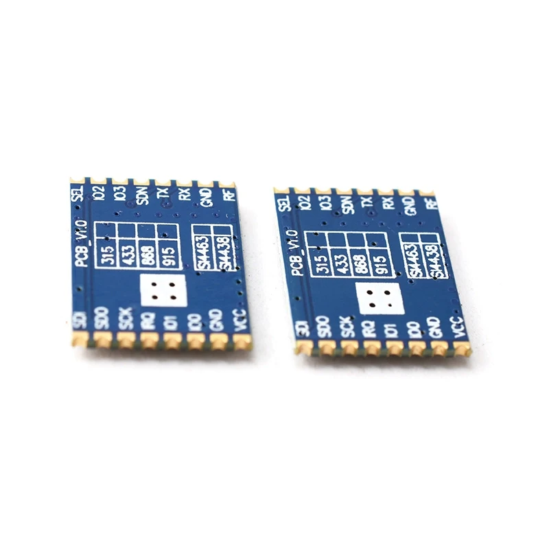 Snvi SI4438 SI4463 وحدة الاتصالات اللاسلكية 433/868M جهاز الإرسال والاستقبال RF الاستهلاك المنخفض LLCC68/CMT2300A