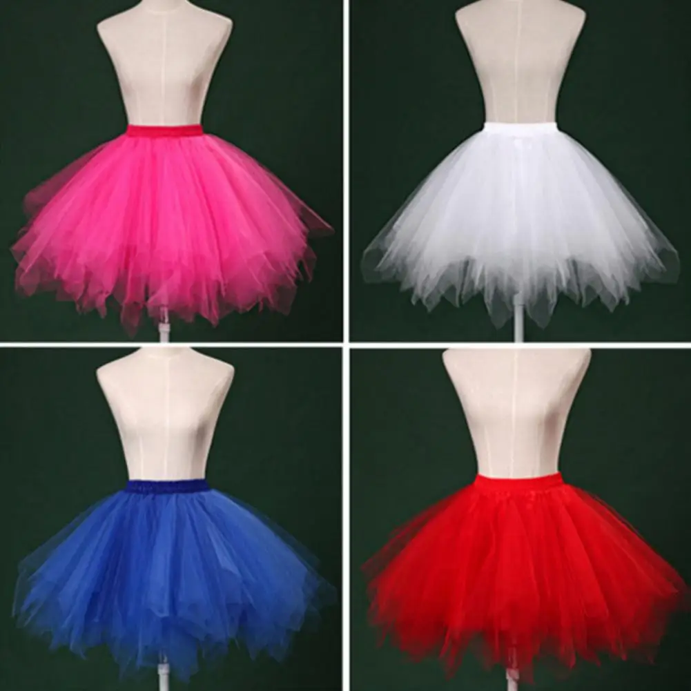 Women's Princess Dress Ballet Halloween Christmas Luxury Tulle Midi Skirt Short Dress Retro Ballet Bubble Dance Dress Cosplay