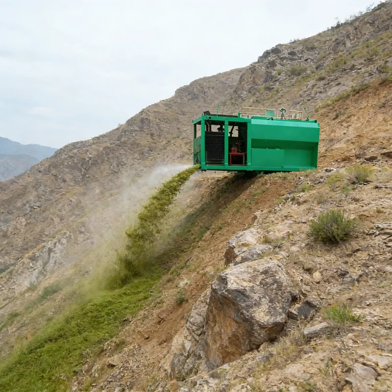 Customized Slope grass seed spraying machine hydroseeding Greening Spray Grass Seed Landscaping Hydroseeder Hydroseeding Machine