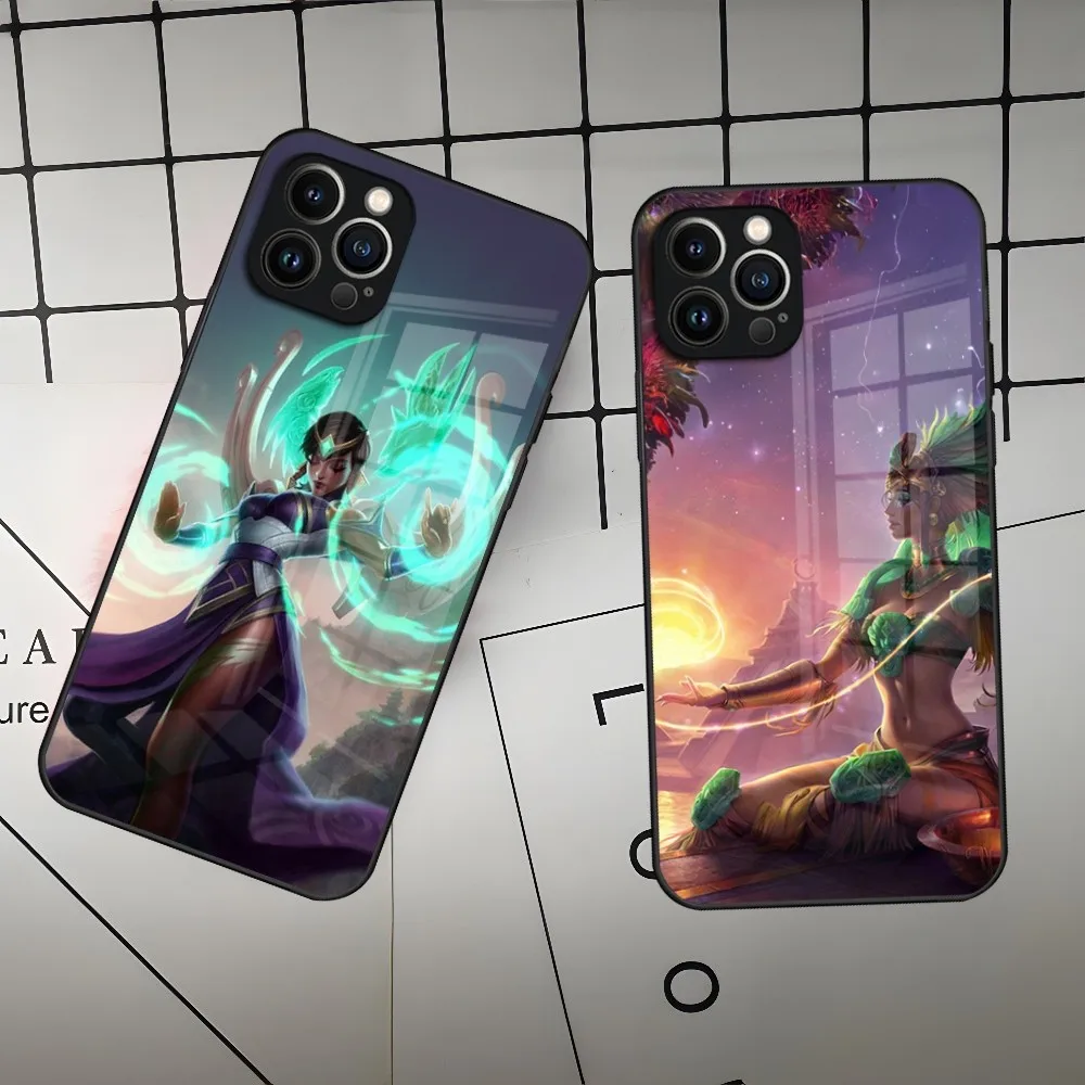 Чехол для телефона Karma Karthus для Iphone 15 14 12 11 13 Pro Max Mini X Xr Xs Se 8 Puls glass