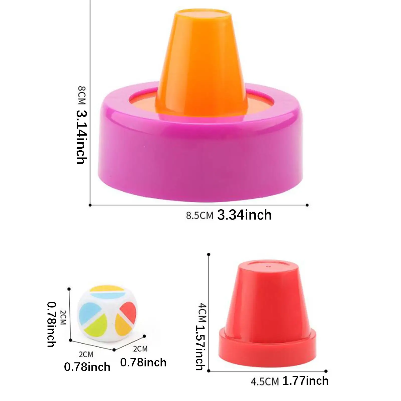 Tasse à empiler pour bébé de 0 à 3 ans, 24 pièces, reconnaissance des couleurs Montessori, capacité pratique, tasses empilables, jouets de tri