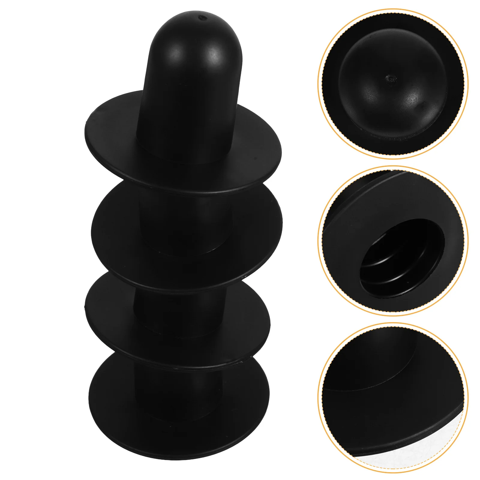 

4pcs Plug Replacement Heavy Duty Pvc Non-Slip For Above Ground Underground Pool Kitchen Bathroom Laundry Sink Drain Pool Plugs