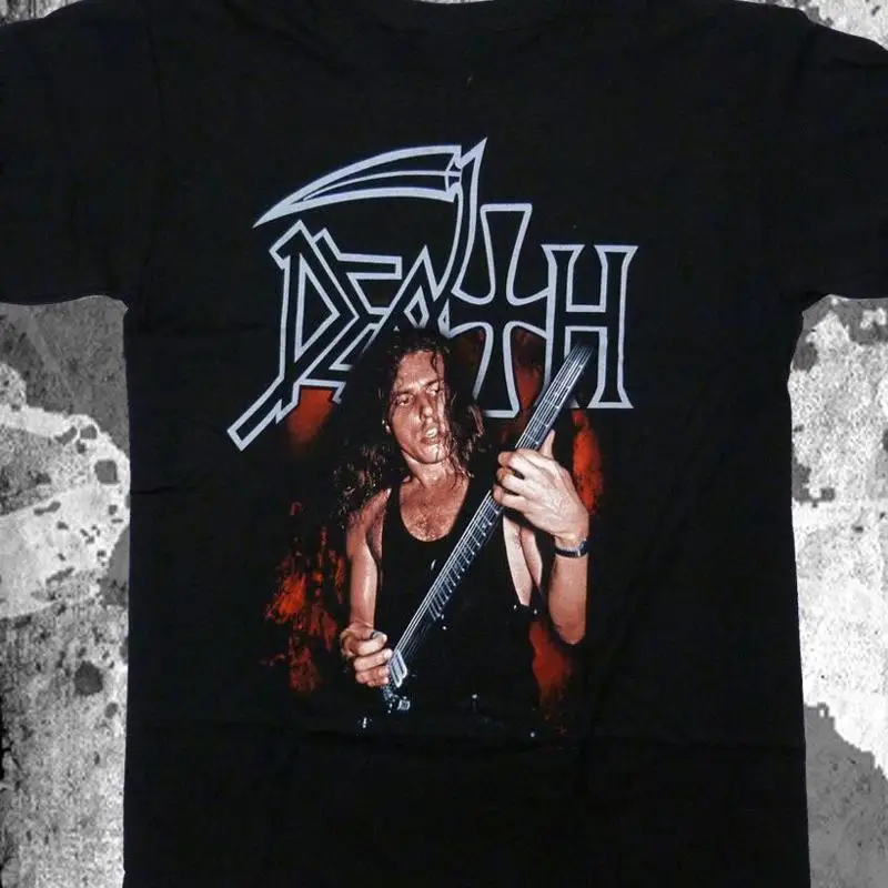 Death Chuck Schuldiner  Black All Size T Shirt