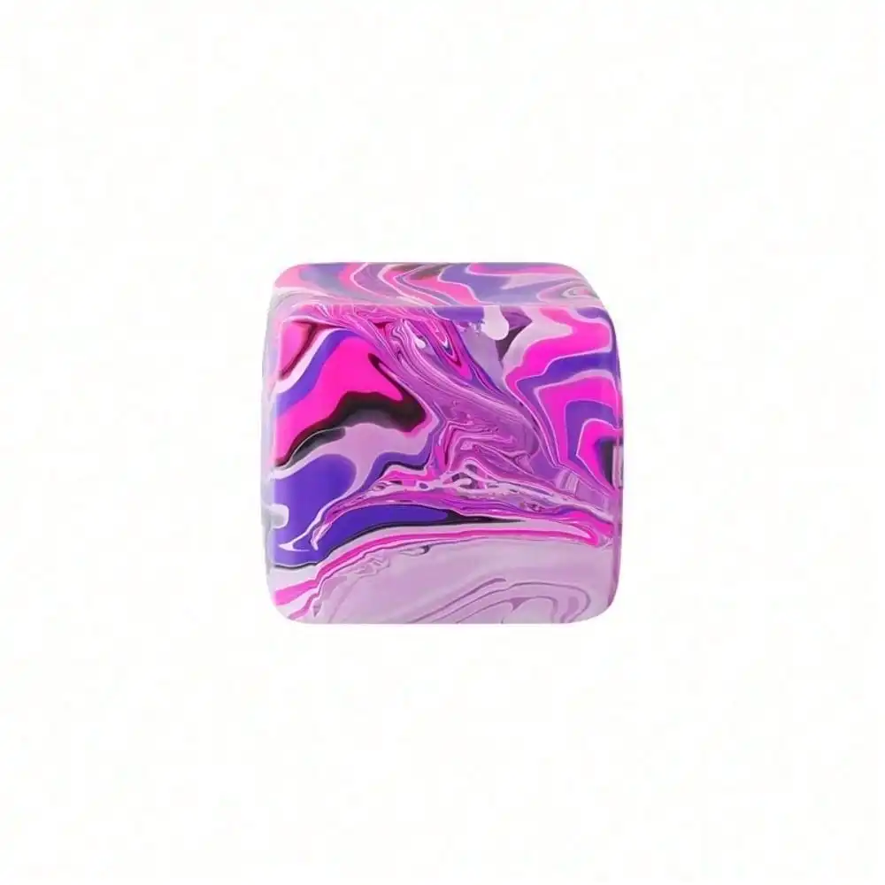 Square Stress Cube Squeeze Ball, Slow Rising Fidget Toy for Adults, Sensory Anxiety Stress Relief Hand Fidget, Novelty Desk Decor Office Gadget, Ideal Party Favors Stocking Stuffers Gift, 14+ Only Not For Children