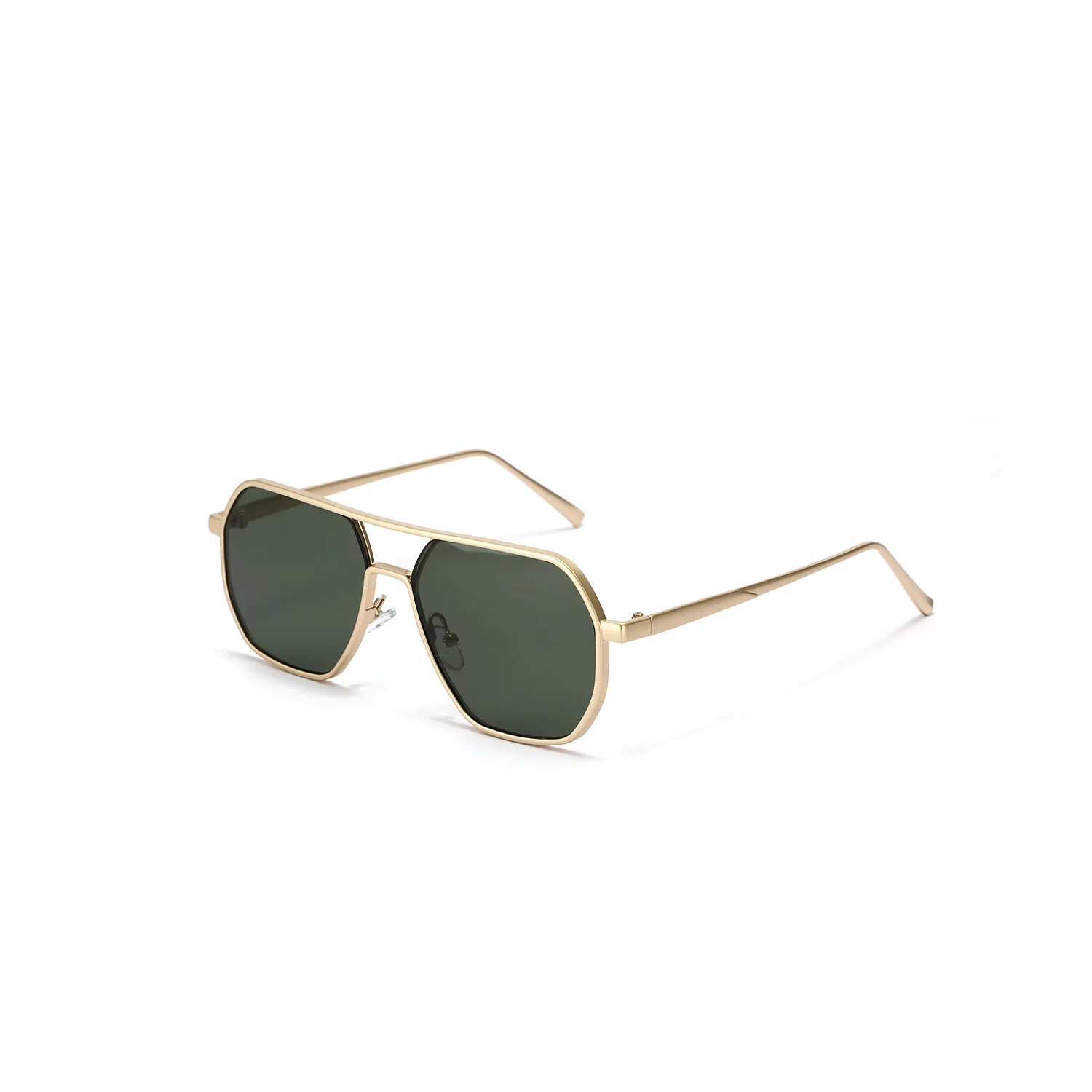 56281 Retro Square Pilot Sonnenbrille Männer Frauen beliebte Sonnenbrille Damen schwarze Brille Fahrer brille UV400 Spiegel