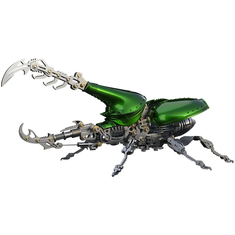 

3d Puzzle Beetle Mechanical Insect Metal Assembly Model Kit Steampunk Diy Assemble Toy Gift Ornaments