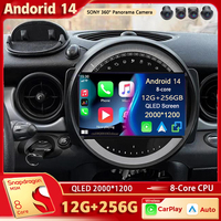 Android 14 For BMW MINI COOPER R56 R60 2007- 2014 2K QLED Android Car Radio Multimedia stereo Player AI Voice CarPlay Head Unit