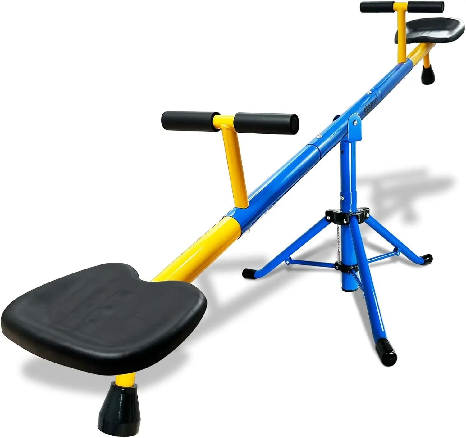 

360-Degree Swivel Teeter Totter for Kids Ages 2-12, Expandable Indoor/Outdoor Playground Equipment