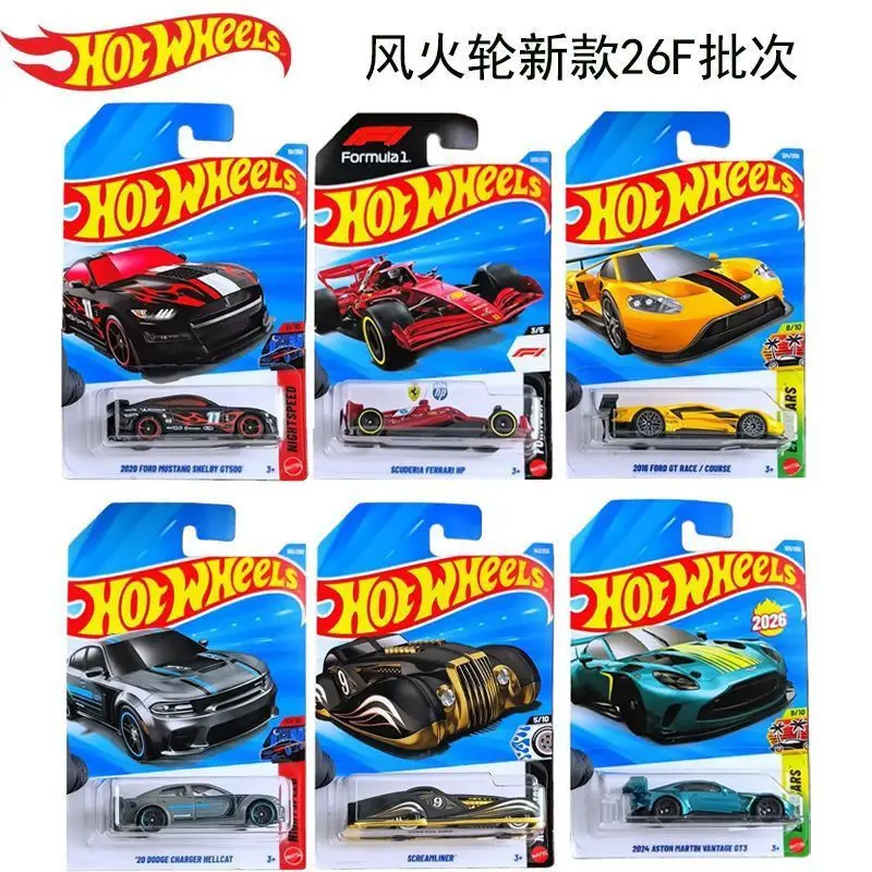 

In Stock Hot Wheels 2026 F Case Serise Ferrari F1 Lamborghini Honda Civic Die Casting Model Surprise Car Model Collection Toys