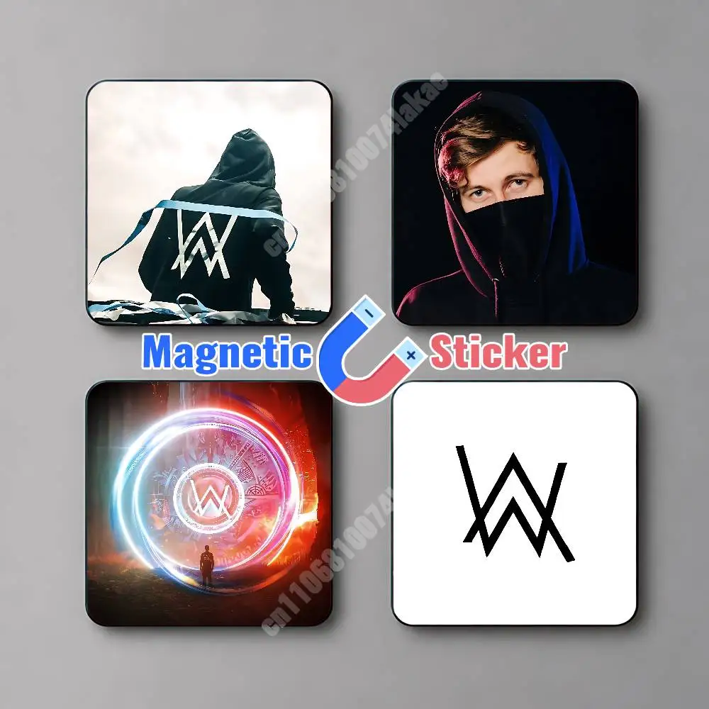Магнитная наклейка DJ A-Alan Walker Faded Walkerworld, съемная наклейка на холодильник для металлических поверхностей, магнитная этикетка