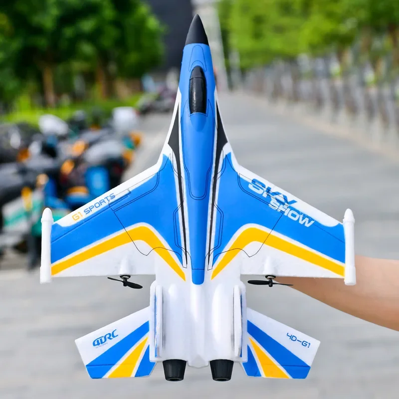 RC Plane  Su-35 Fighter Jet Toy with Lights Drop Resistant EPP Glider Fixed Wing Aircraft Entry Level Full Body Waterproof Plane