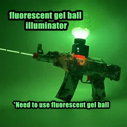 Blaster elettrico a sfera in Gel, Blaster Splatter, accessori, illuminatore a sfera in gel fluorescente