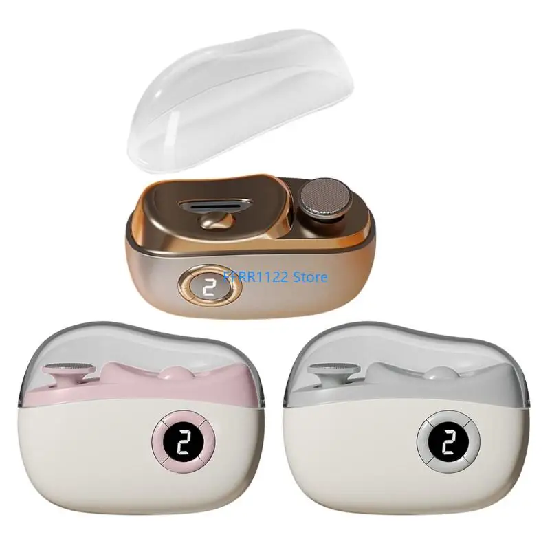 

Y1UF Electric Clippers Automatic Cutter with 3 Speeds Fingernail Cutter