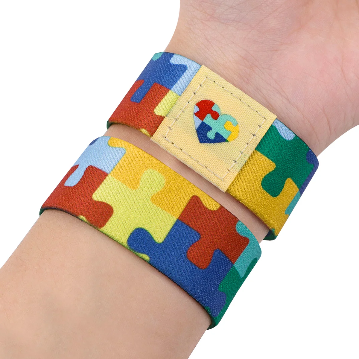 Autism Awareness Puzzle Bracelet For Women Armband Wristband Bracelets Bangles Nurse Doctor Accessories Fashion Bracelet Gifts
