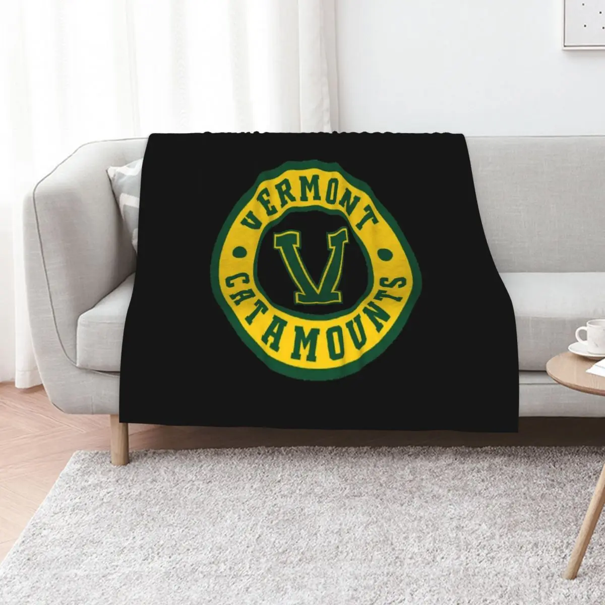 

University of Vermont - UVM - Catamounts Throw Blanket Blankets Sofas Of Decoration Soft Beds Giant Sofa Comforter Blankets