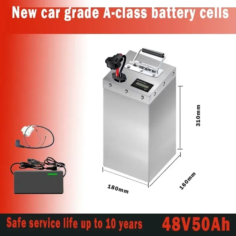 전기 자동차 리튬 배터리, 삼륜차 리튬 다리미 인산염 배터리 팩, 48V, 60v72 v40A, 60AH8, 0AH
