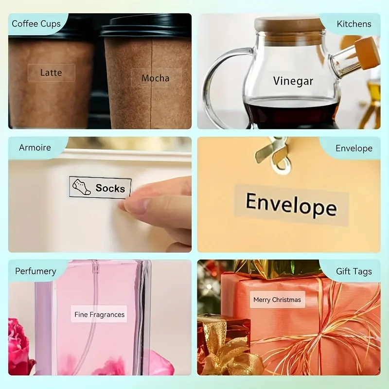 1920 قطعة 12 × 40 مم ملصقات ملصقات مصقولة (12 لفة، 160 قطعة/لفة) - متوافقة مع طابعات D30/P15/HP4 للمنزل/المكتب/العرض