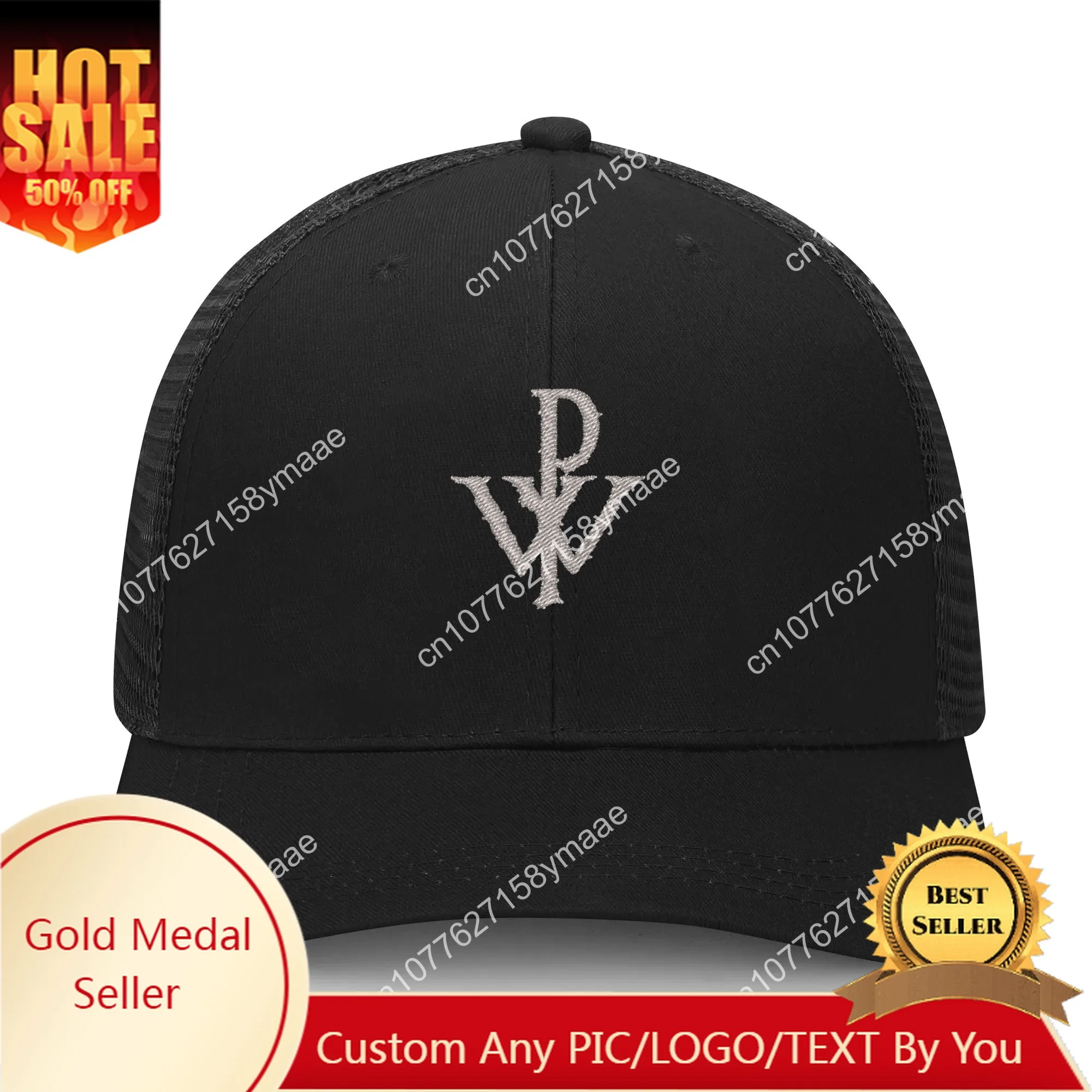 Powerwolf Metal Band Pop Embroidery Hat Mens Womens Sports Baseball Hat Hip Hop Breathable Summer Headwear Custom Made Caps Logo