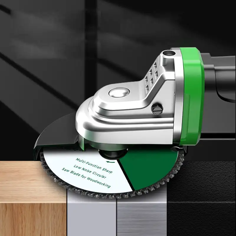 شفرة منشار دائري حادة منخفضة الضوضاء لأعمال النجارة متعددة الوظائف البلاستيك المعدني الخشب زاوية طاحونة أسطوانة تقطيع 110 مللي متر