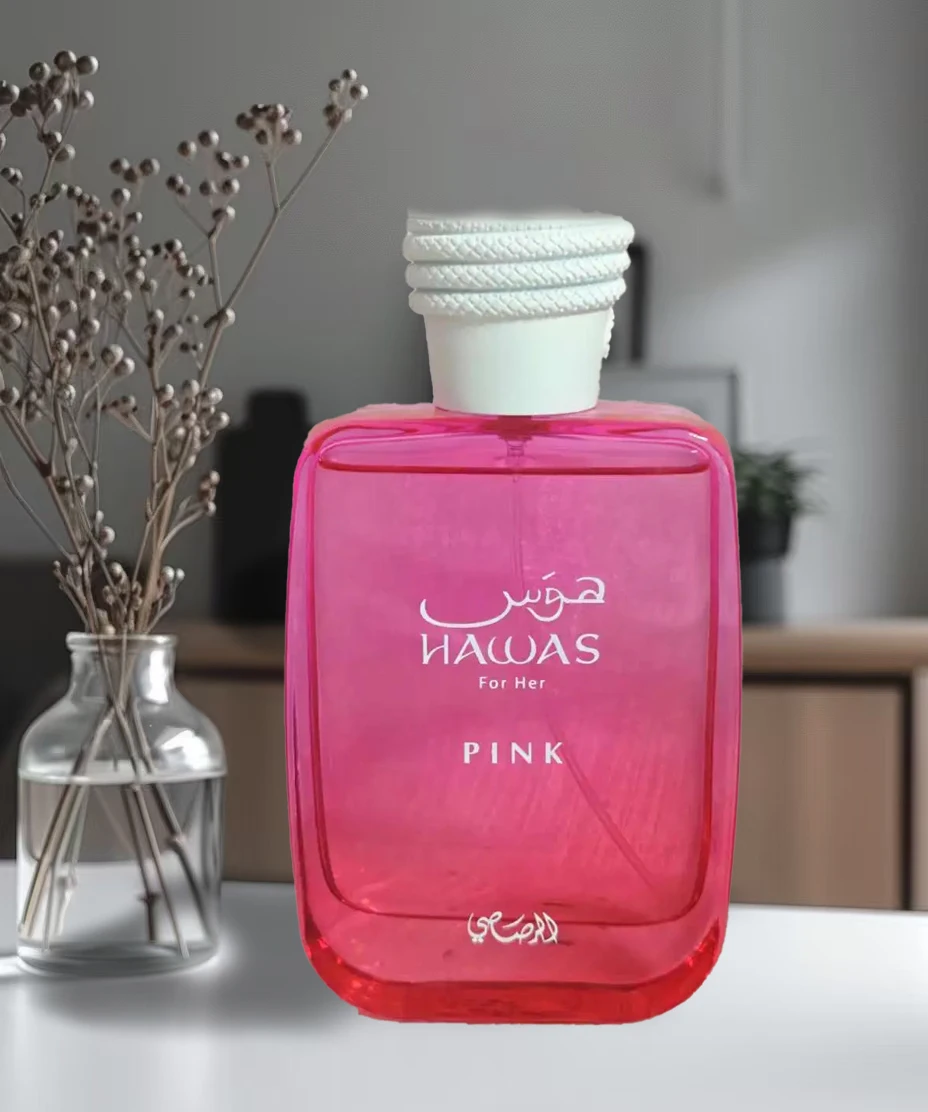 

RASASI Hawas Pink For Her туалетная вода спрей 100мл (3,4 унции) с цветком апельсина, ваниль, сладкая вата