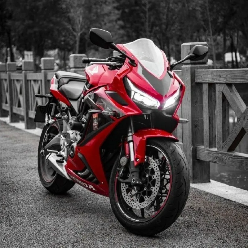 For Honda CBR650R LED Projector Headlight with Sequential Turn Signal RGB