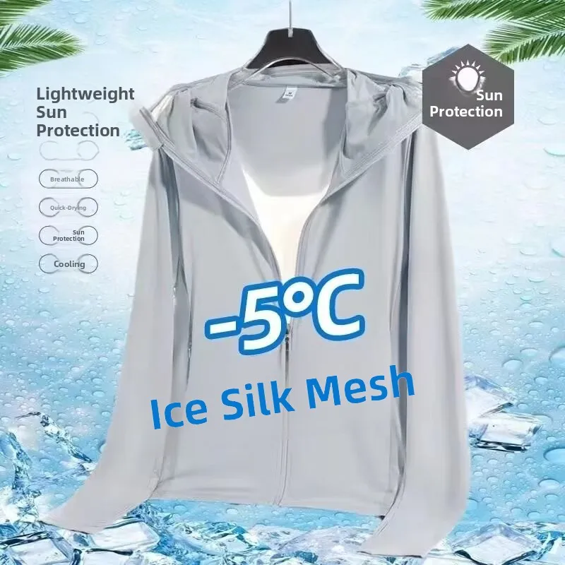 

Youth Summer Casual Faionable Large Size Jaet UV Protection Daily Wear Polyester Nylon Cosite Fiber round Ne ort S...