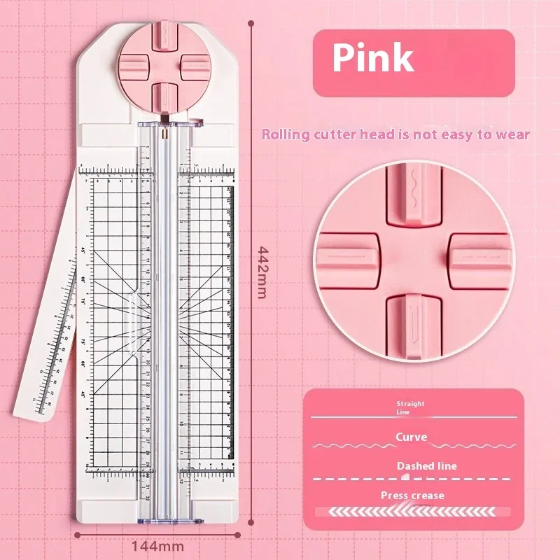 ใหม่ 3 ซม.Precision เครื่องตัดกระดาษ Photo Trimmers เครื่องตัดสมุดภาพ Guillotine DIY Art CRAFT เครื่องเขียนมีดเครื่องตัดกระดาษ